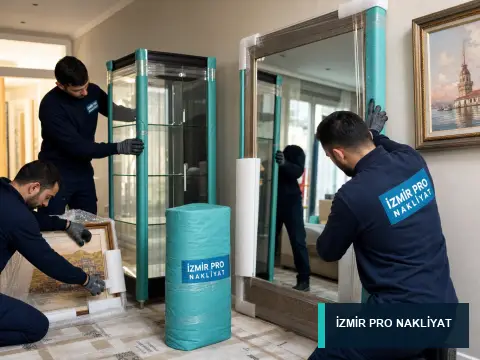 İzmir Pro Nakliyat · Ayna, cam ve sanat eseri koruma · detay