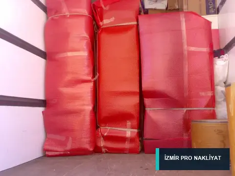 İzmir Pro Nakliyat · Araç içinde sabitlenen eşyalar · detay