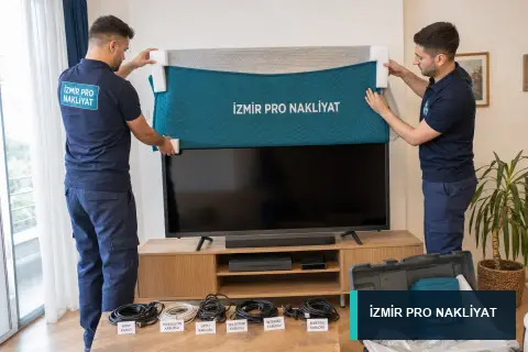 İzmir Pro Nakliyat · Televizyon ve elektronik eşya koruma