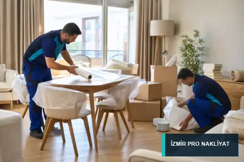 İzmir Pro Nakliyat · Mobilya paketleme uygulaması